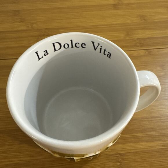 2003 Starbucks Barista Tuscany Coffee Mug/Cup La Dolce Vita Italian Edition II - Picture 4 of 6